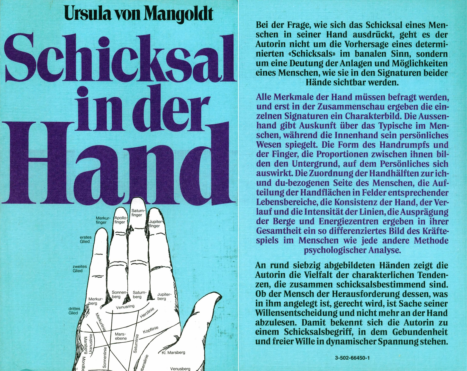 Schicksal in der Hand - Mangoldt, Ursula von
